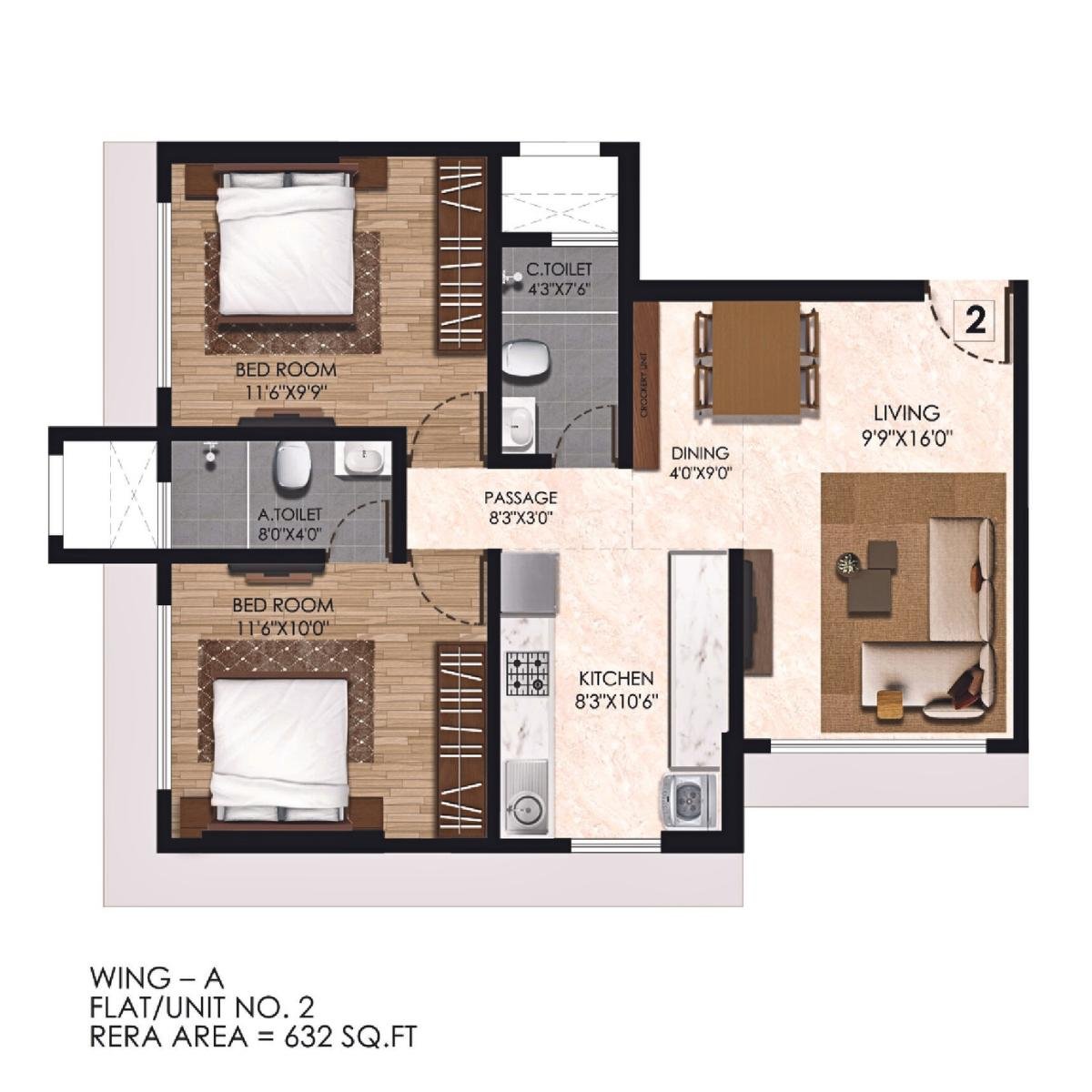 Atul-Horizon-Floor-Plan-Wing-A-632-Sqft
